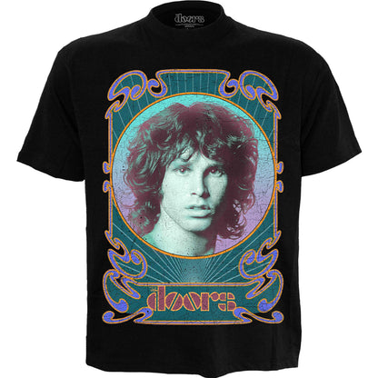 THE DOORS - NOUVEAU MORRISON - Front Print T-Shirt Black