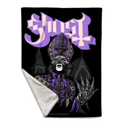 Rocksax Ghost Sherpa Fleece Blanket - The Tall Man