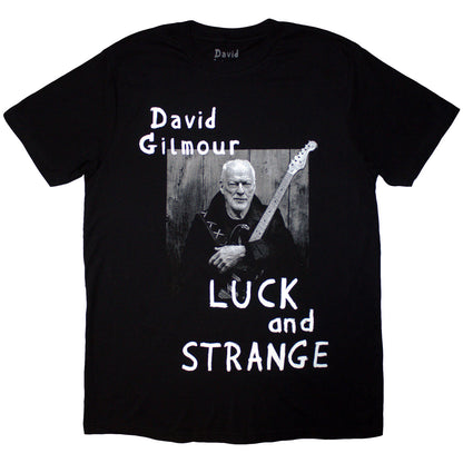 DAVID GILMOUR - LUCK & STRANGE PORTRAIT - T-Shirt Black
