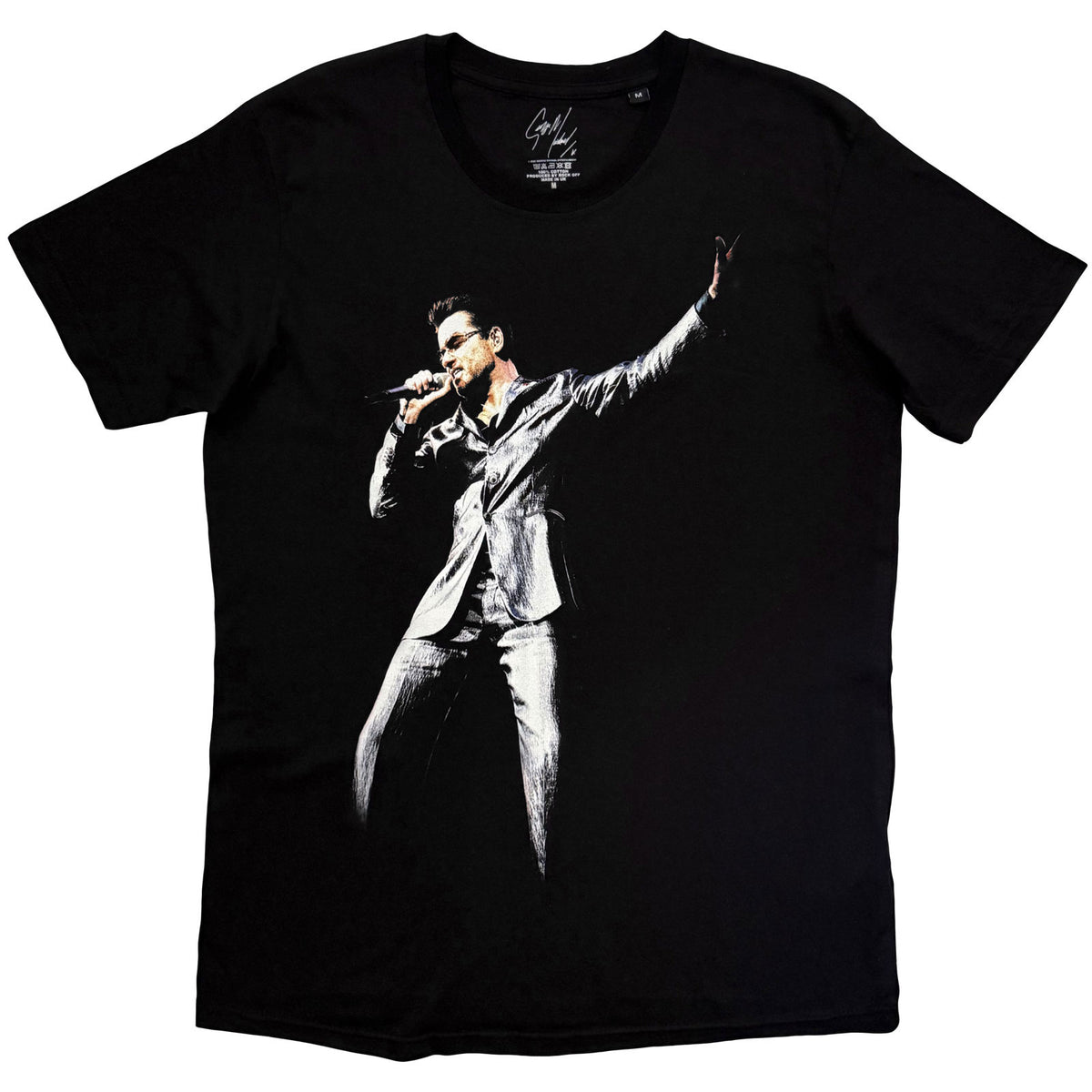 GEORGE MICHAEL - BLACK FRONT - T-Shirt Black