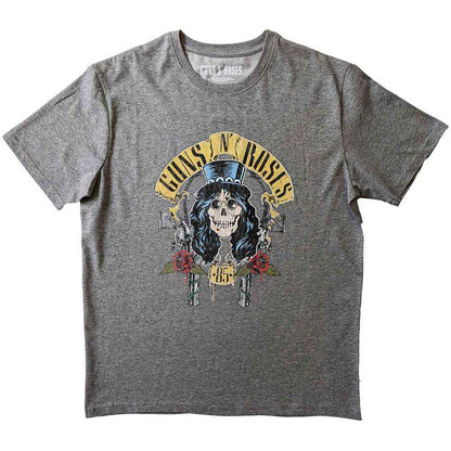 GUNS N' ROSES - SLASH '85 - T-Shirt Grey