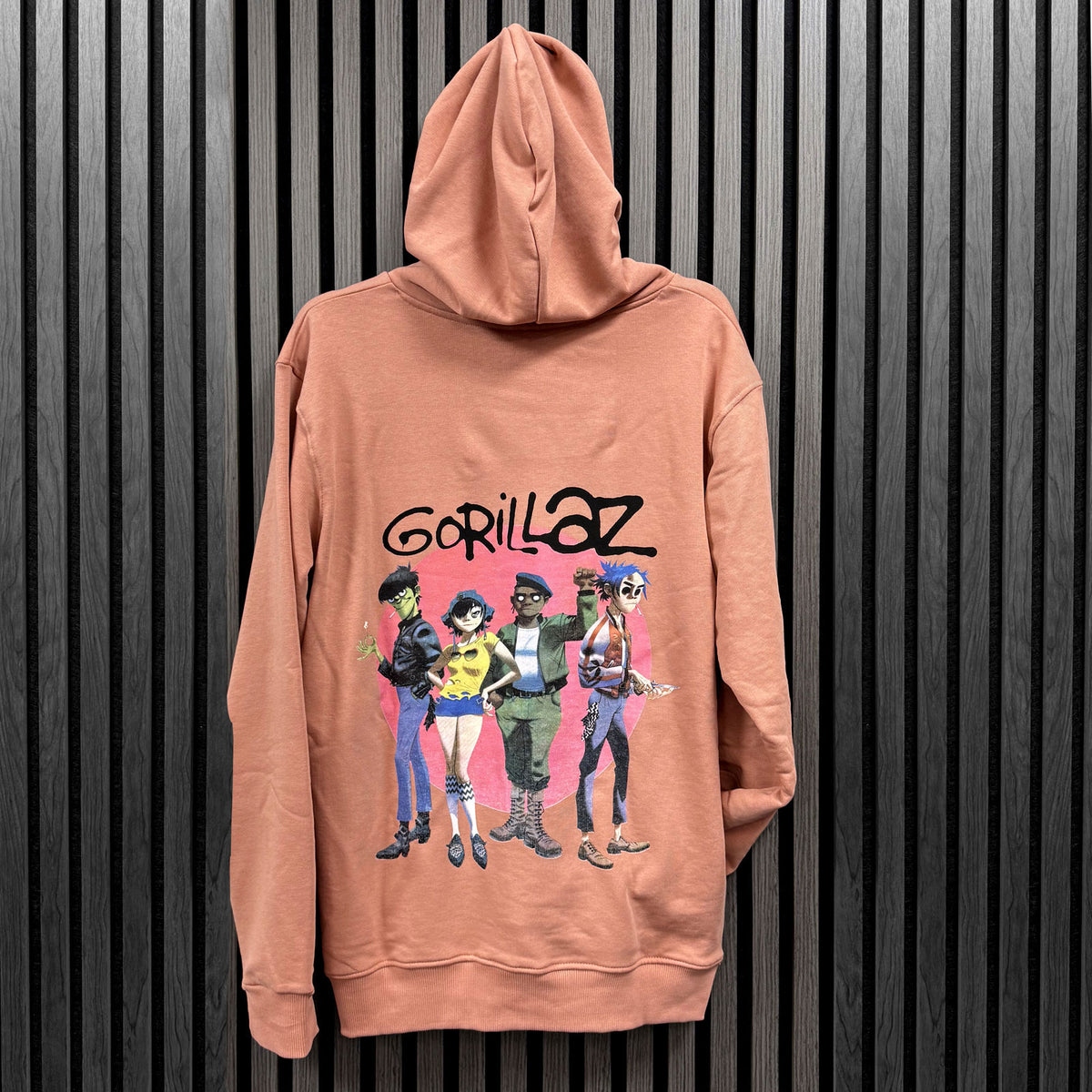 GORILLAZ - GROUP CIRCLE RISE - Pullover Hoodie Pink
