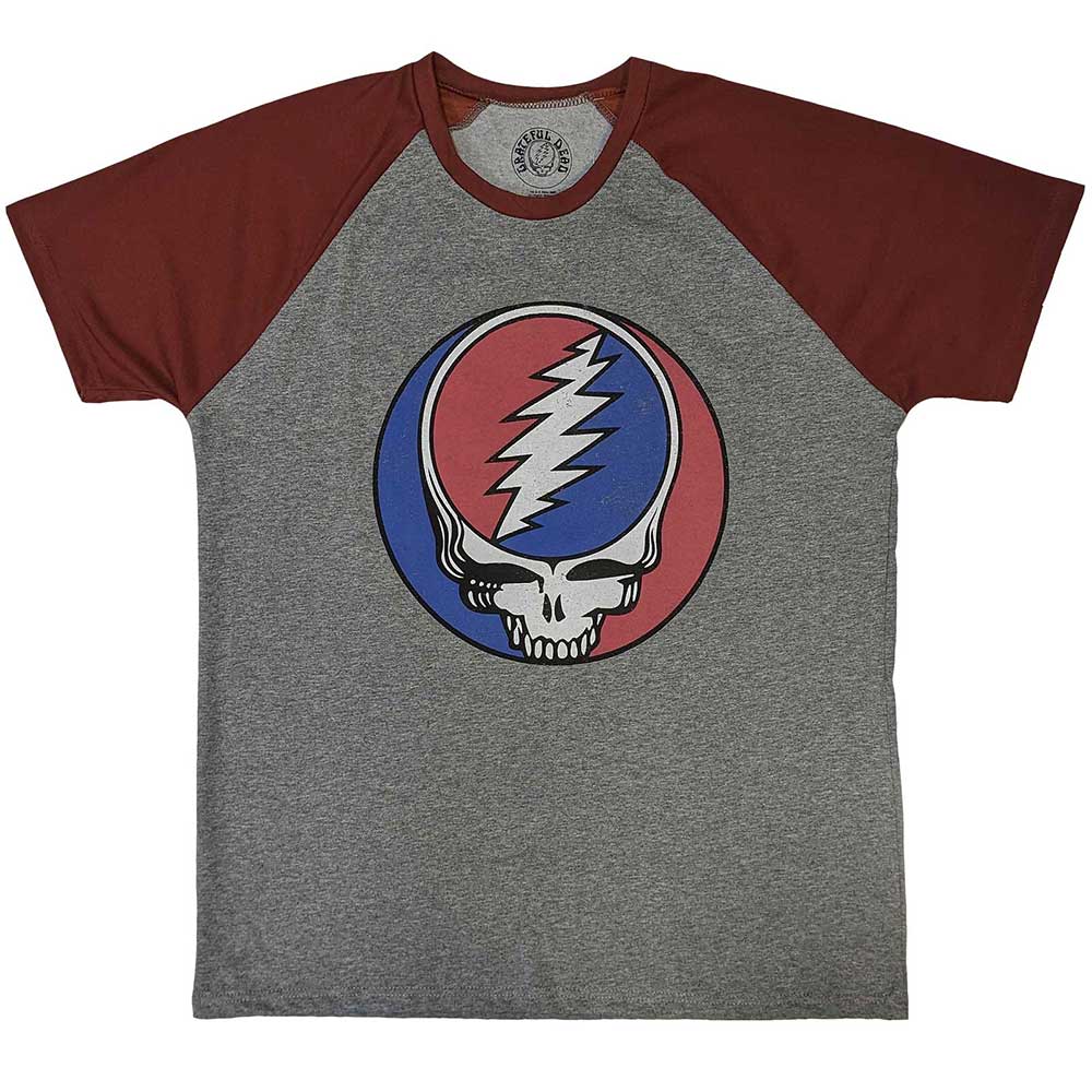 GRATEFUL DEAD - STEAL YOUR FACE CLASSIC - Raglan T-Shirt Multicolour