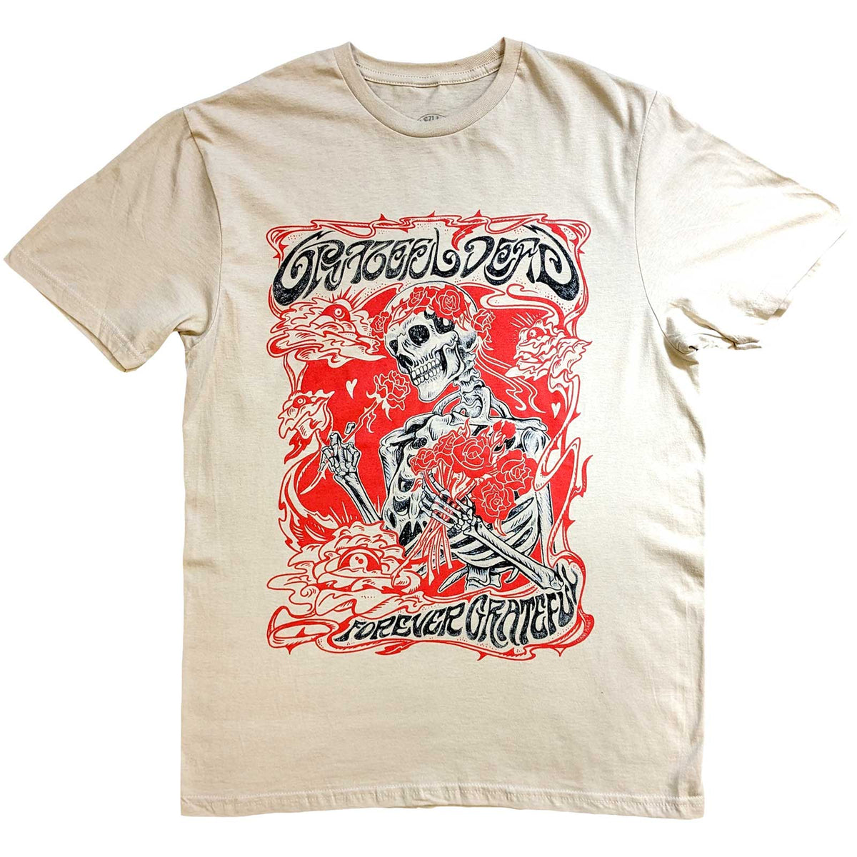 GRATEFUL DEAD - FOREVER RED FRAME - T-Shirt Neutral
