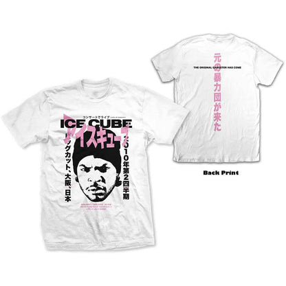 ICE CUBE - BEANIE KANJI - T-Shirt White