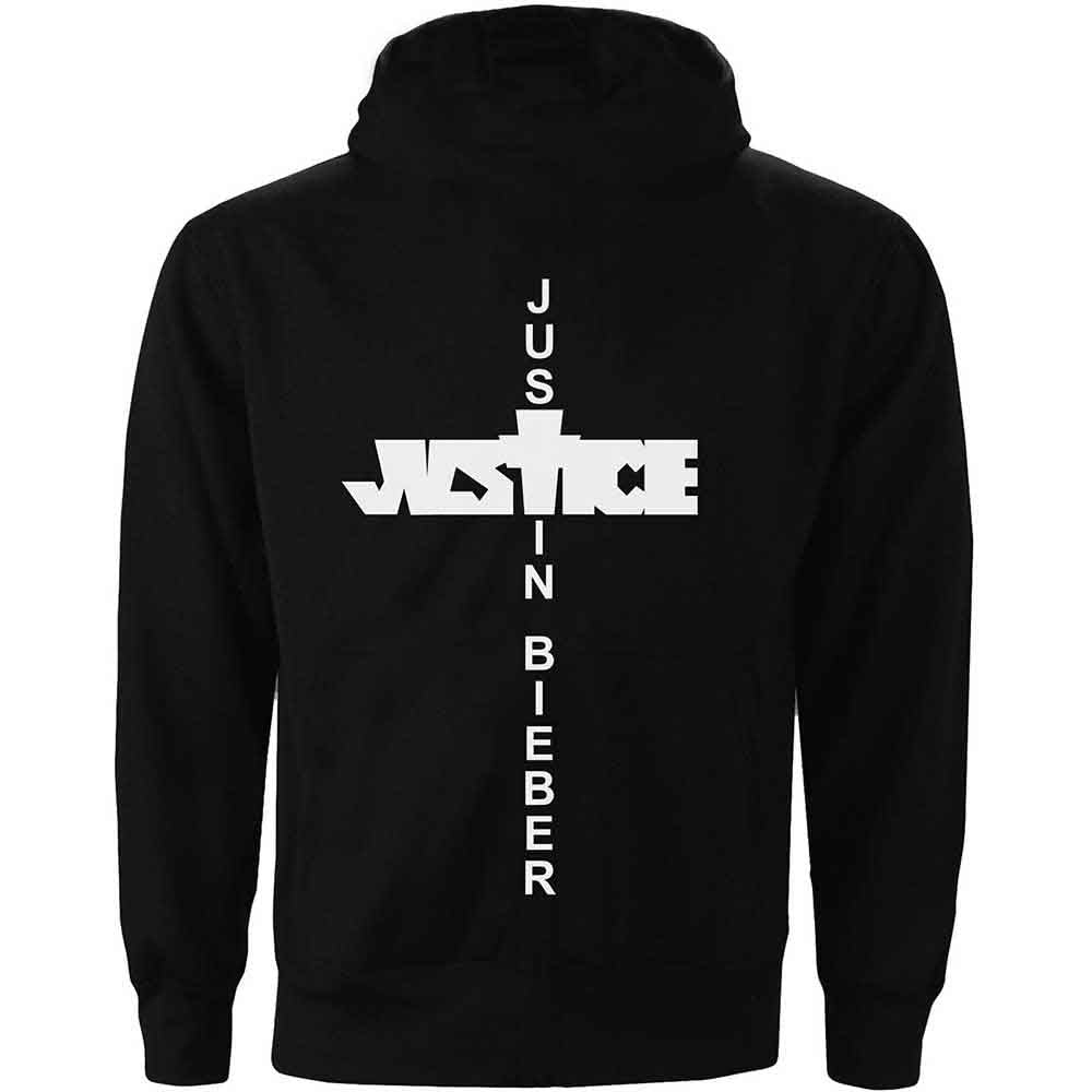 JUSTIN BIEBER - JUSTICE - Pullover Hoodie Black