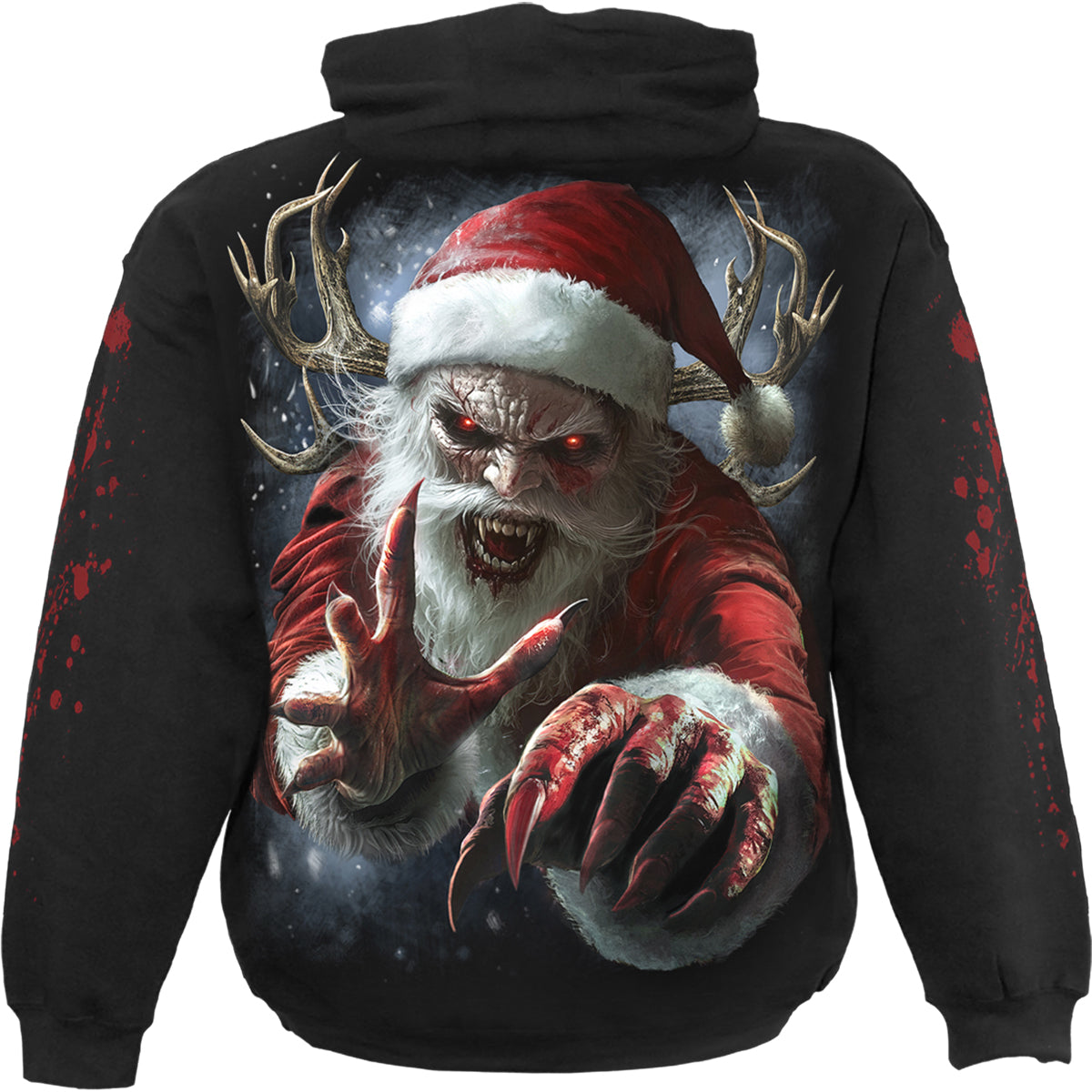 NAUGHTY OR NICE SANTA - Hoody Black