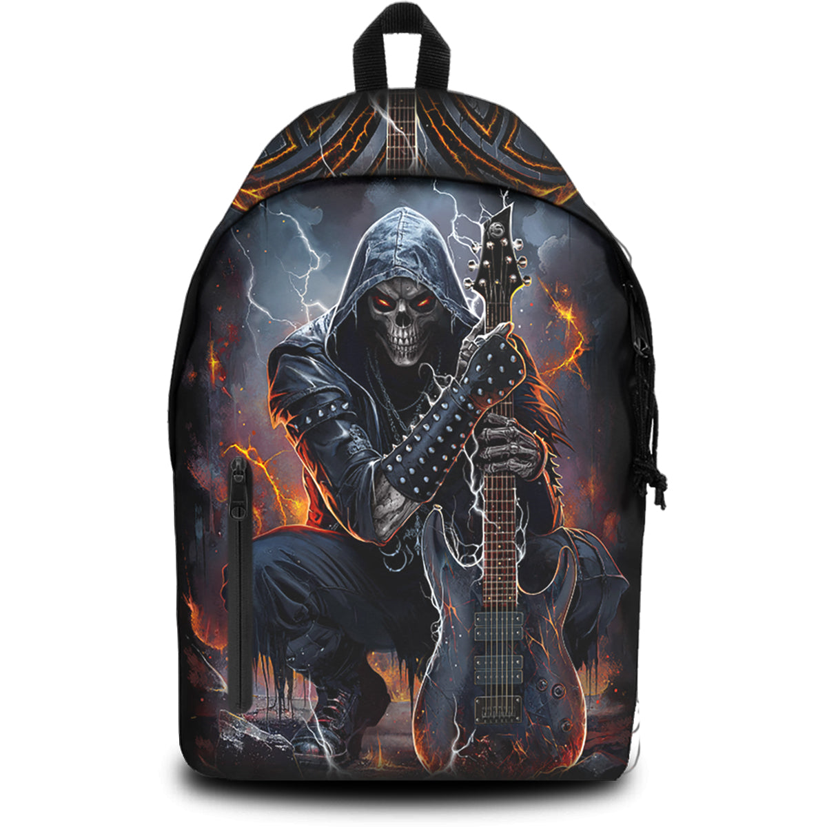 DEATH ROCKER - Graphic Daypack - with Padded Laptop Pocket