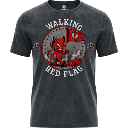 RED FLAG - Acid Wash T-Shirt