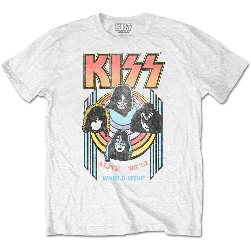 KISS - WORLD WIDE - T-Shirt White