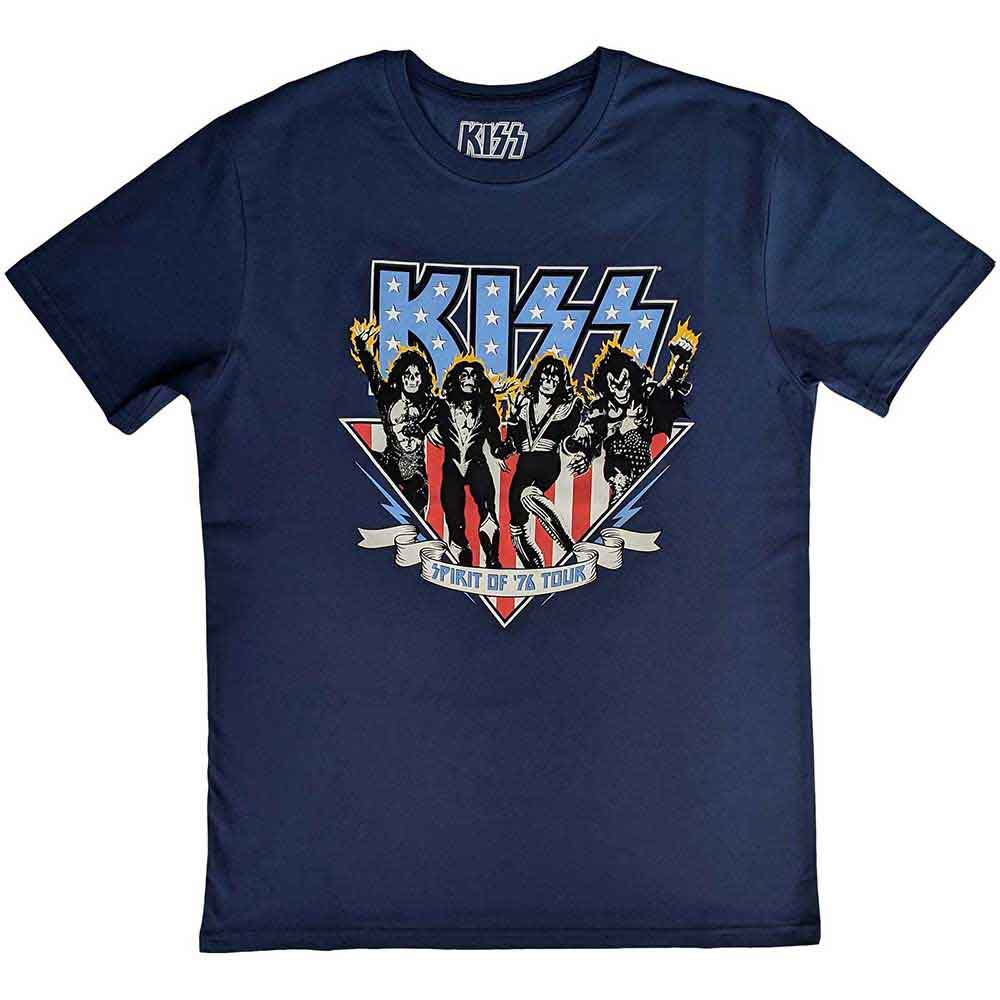 KISS - AMERICANA - T-Shirt Blue