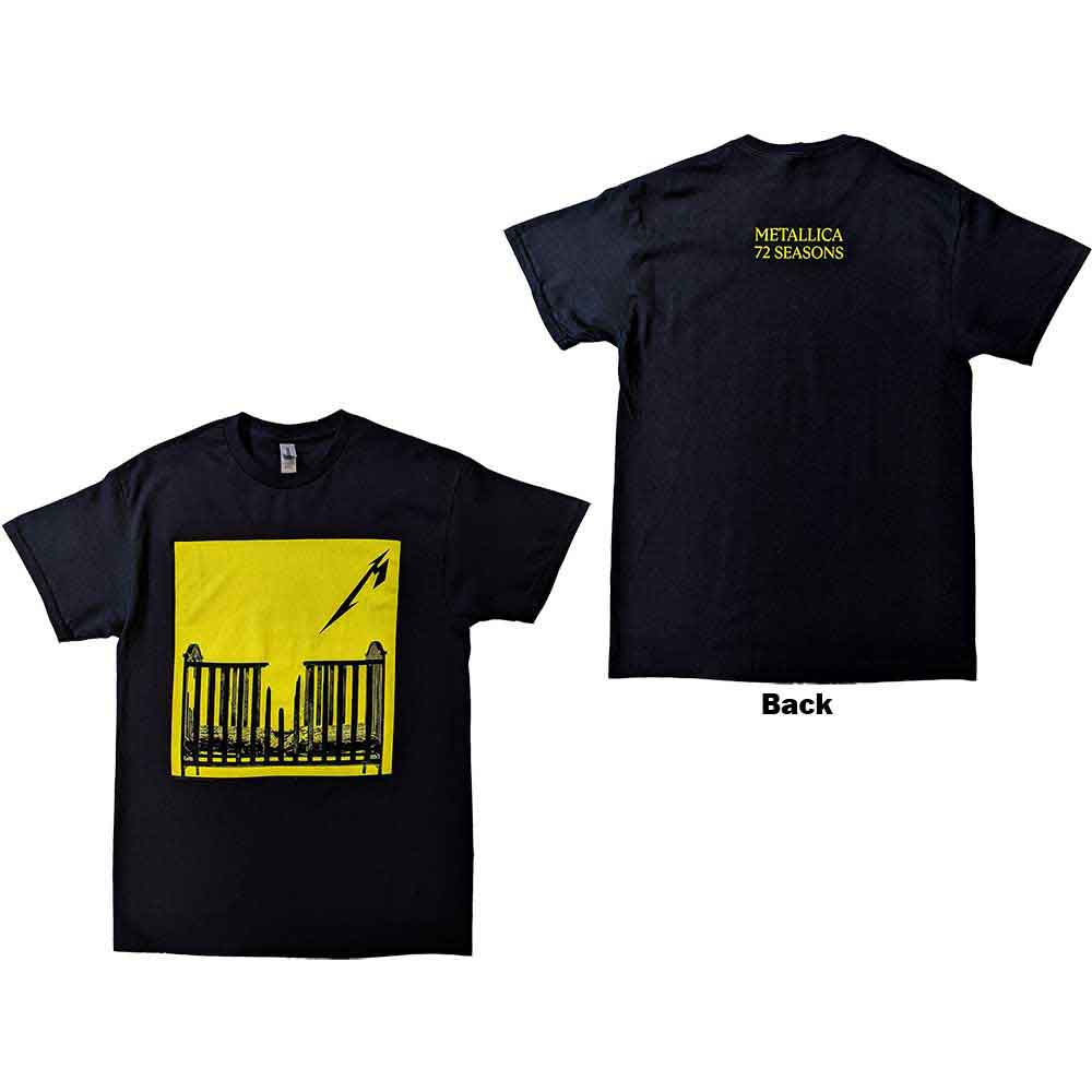 METALLICA - 72 SEASONS BURNT CRIB - T-Shirt Black