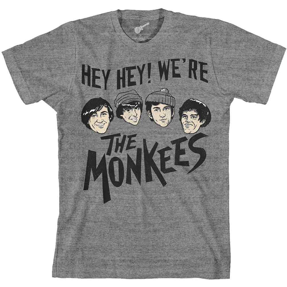 THE MONKEES - HEY! - T-Shirt Grey