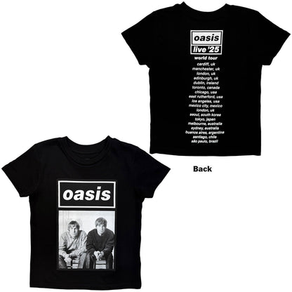 OASIS - WONDERWALL LIVE '25 WORLD - Kids T-Shirt Black
