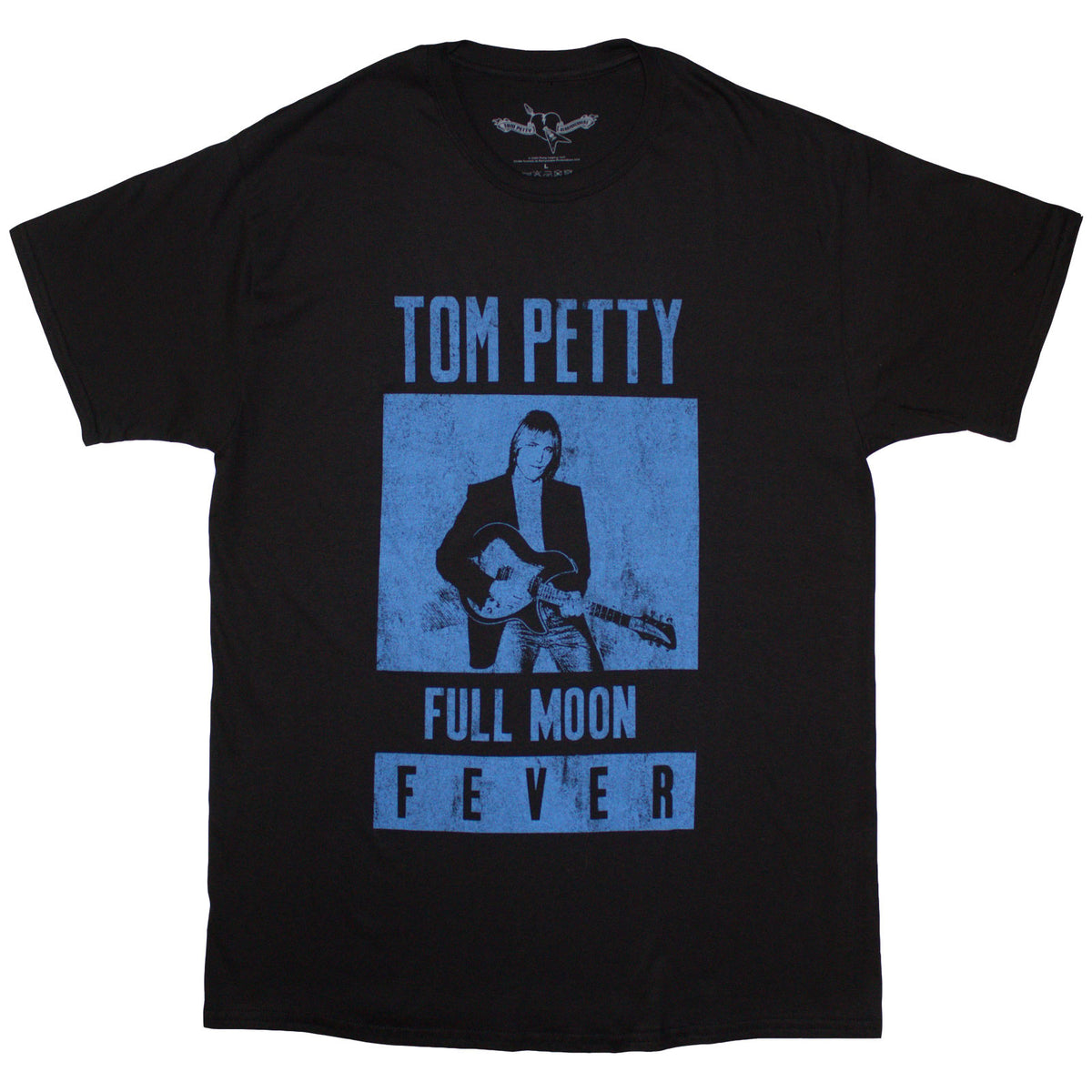 TOM PETTY & THE HEARTBREAKERS - FULL MOON FEVER BLUE - T-Shirt Black