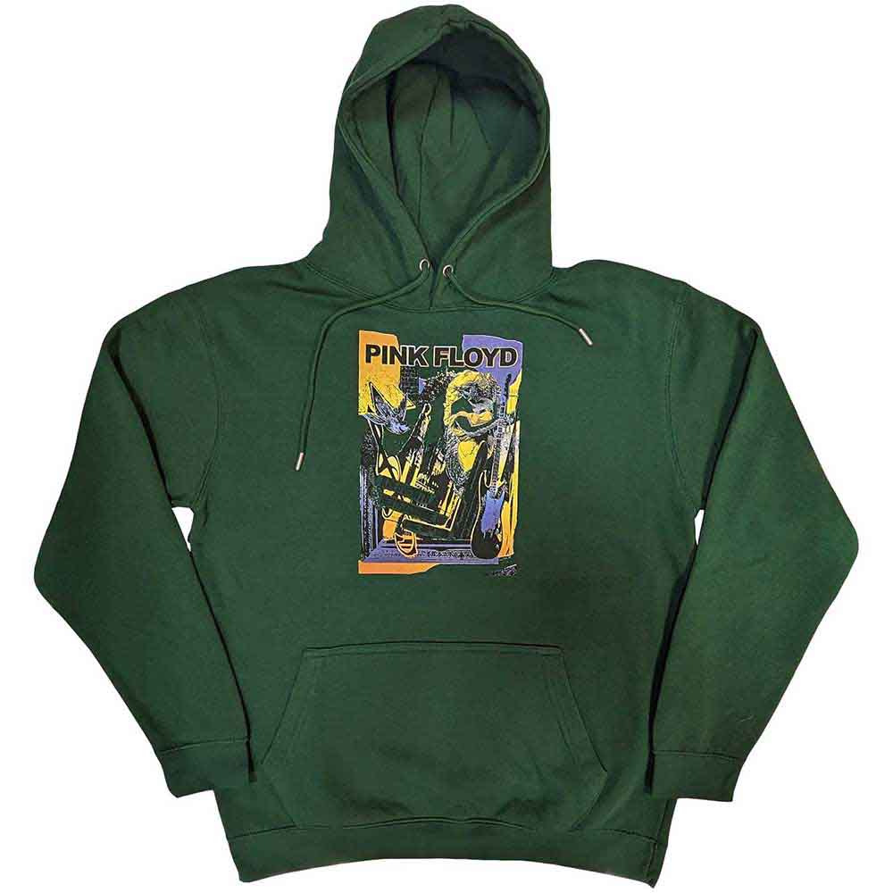 PINK FLOYD - KNEBWORTH LIVE - Pullover Hoodie Green
