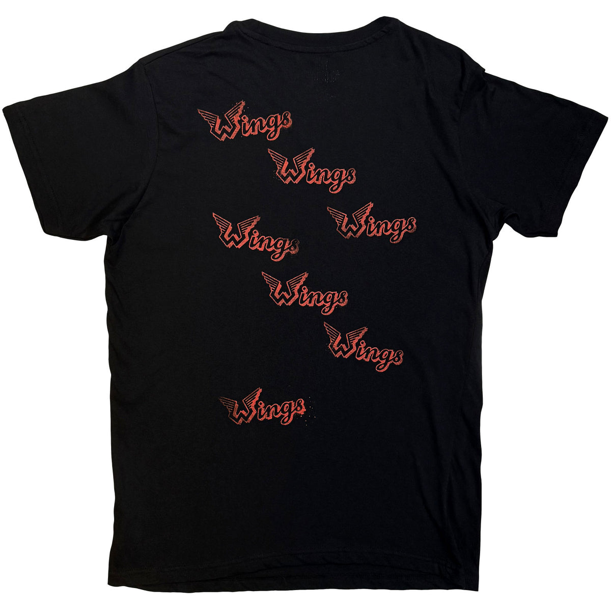 PAUL MCCARTNEY - WINGS COLLAGE - T-Shirt Black