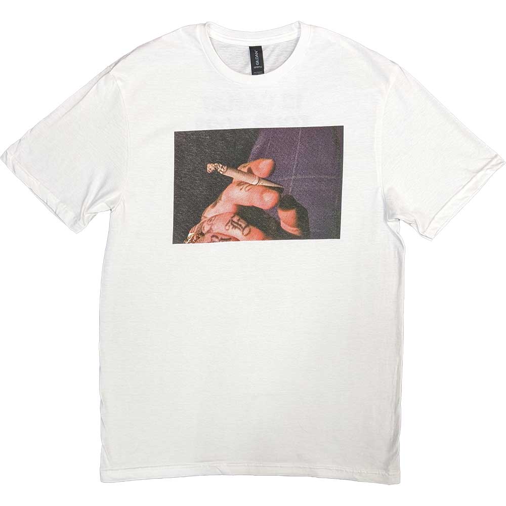 POST MALONE - BURN IT DOWN 2023 TOUR DATES - T-Shirt White