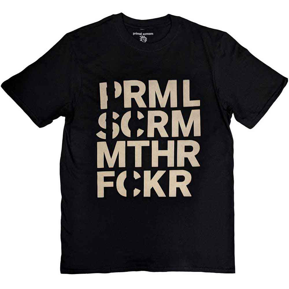 PRIMAL SCREAM - MUTHAFUCKA - T-Shirt Black