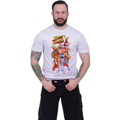 STREETFIGHTER 2 - GROUP SHOT WHITE - T-Shirt White