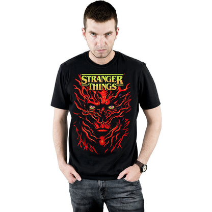 STRANGER THINGS - VECNA POSTERISED - Front Print T-Shirt Black