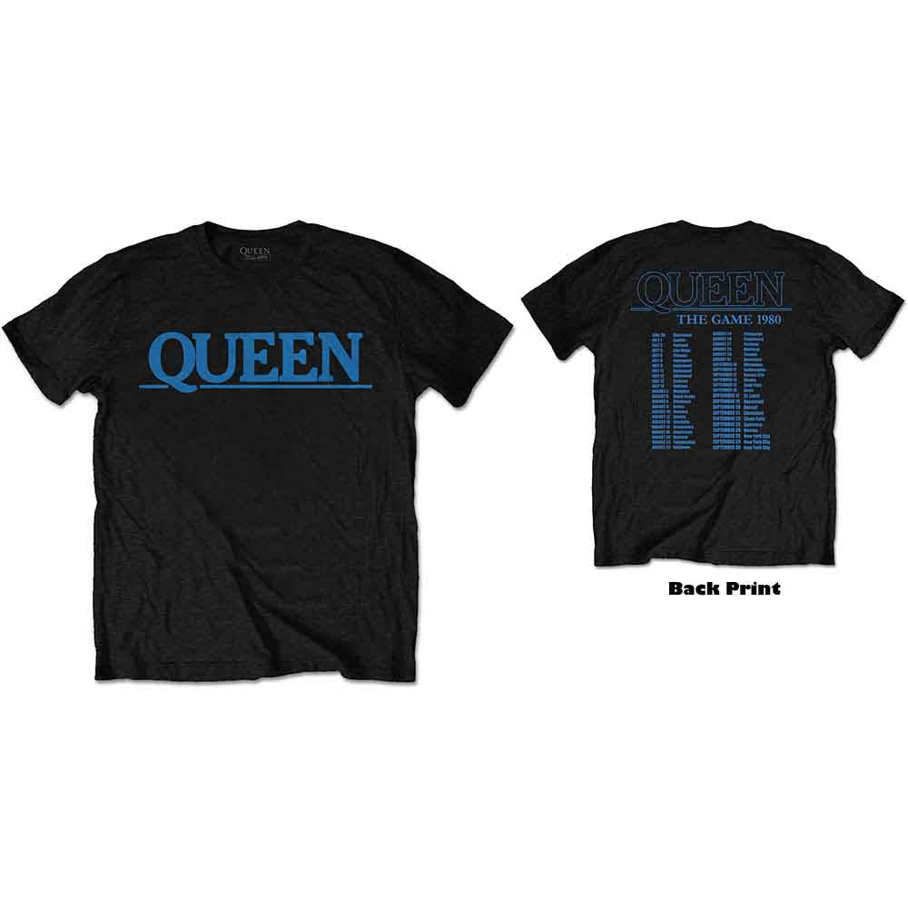 QUEEN - THE GAME TOUR - T-Shirt Black
