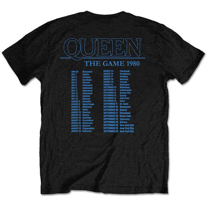 QUEEN - THE GAME TOUR - T-Shirt Black