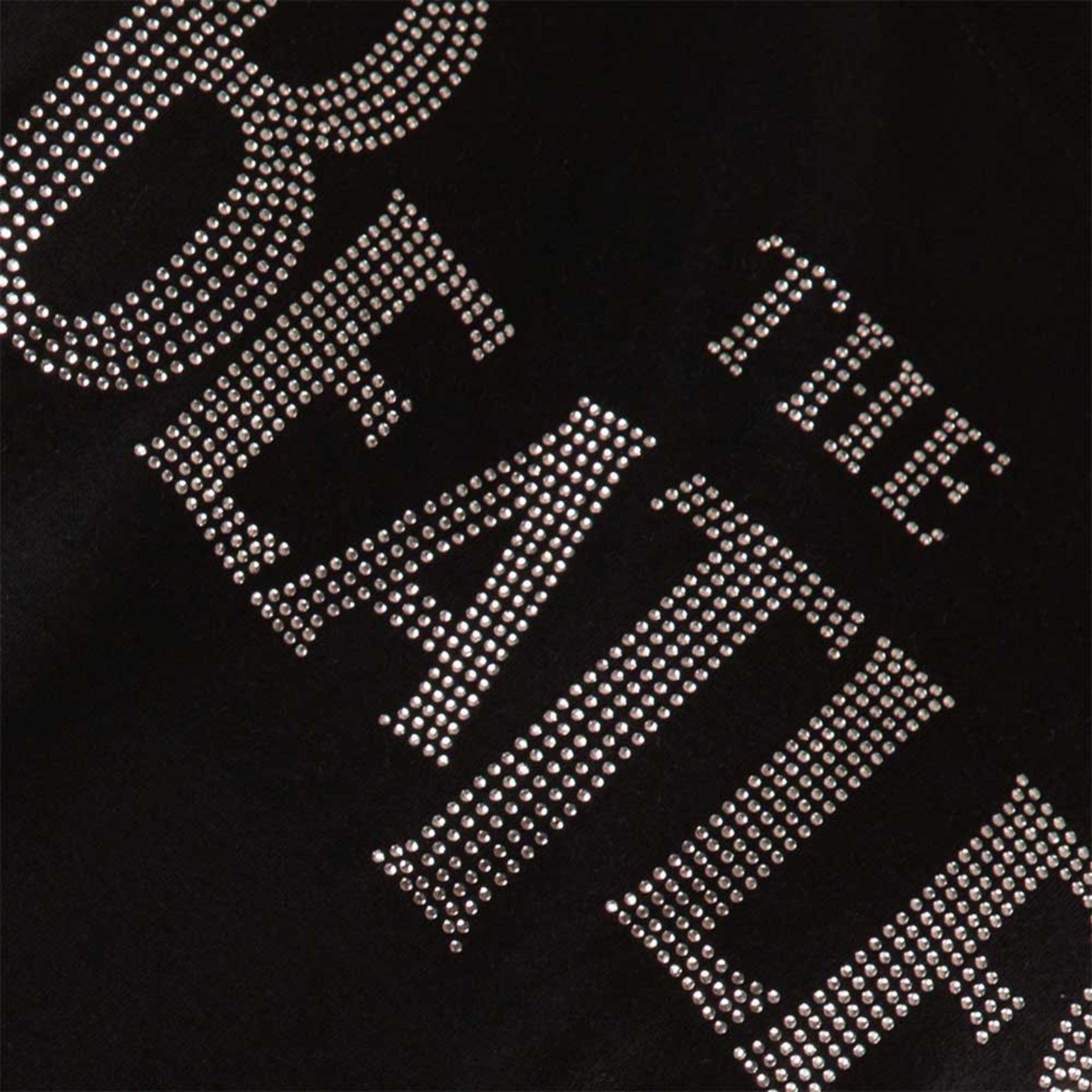 THE BEATLES - DROP T CRYSTALS - Ladies T-Shirt Black (Embellished)