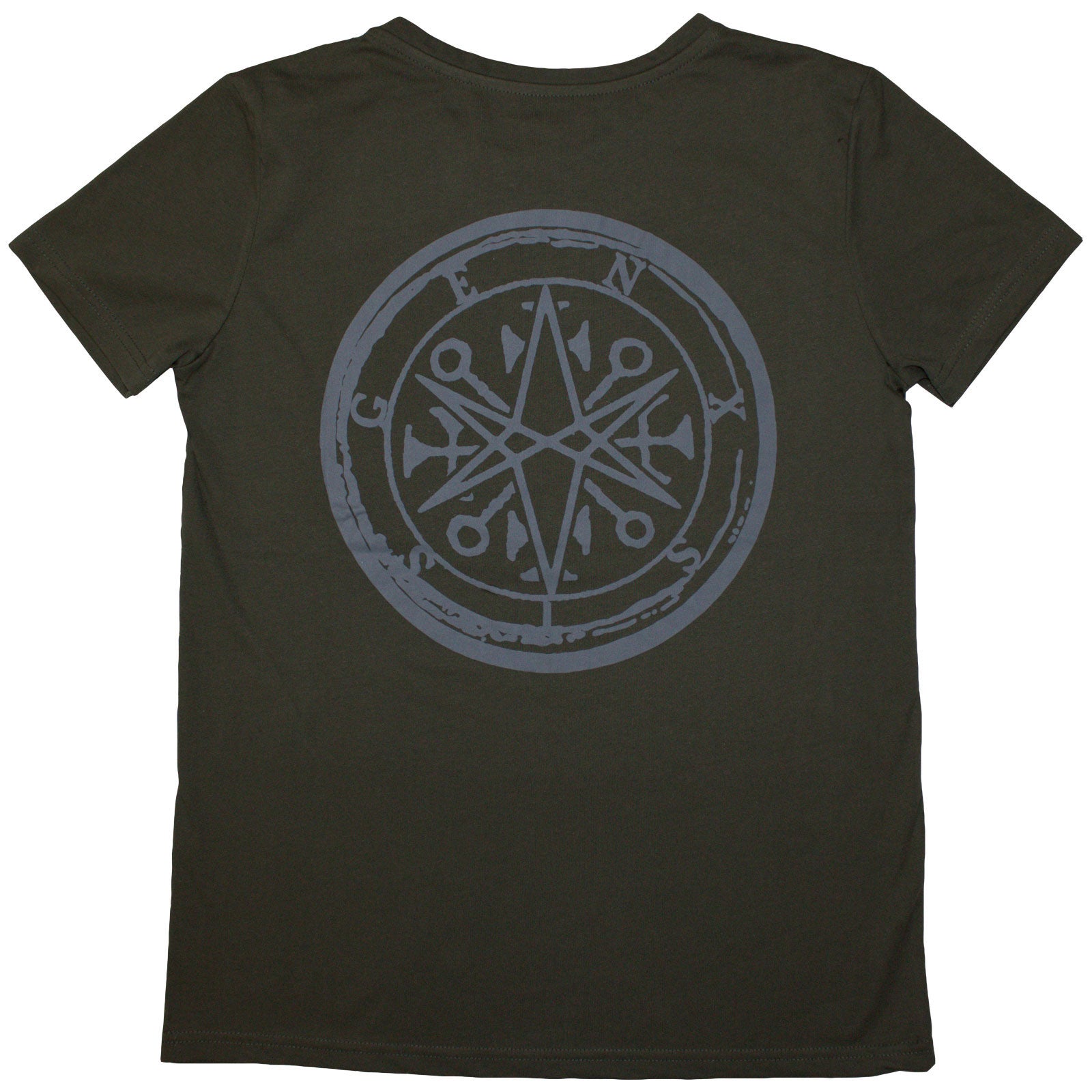 BRING ME THE HORIZON - METAL LOGO GENXSIS - Ladies T-Shirt Green (Back Print)