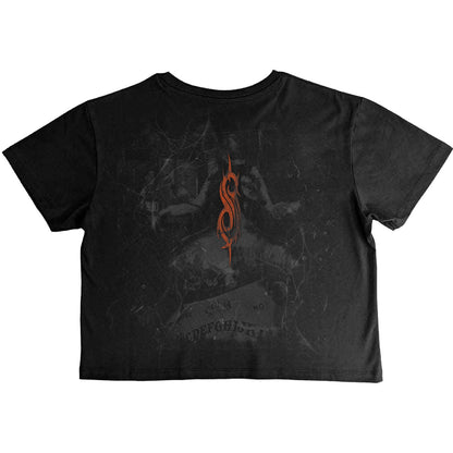 SLIPKNOT - OUIJA BELT - Crop Top Black (Back Print)