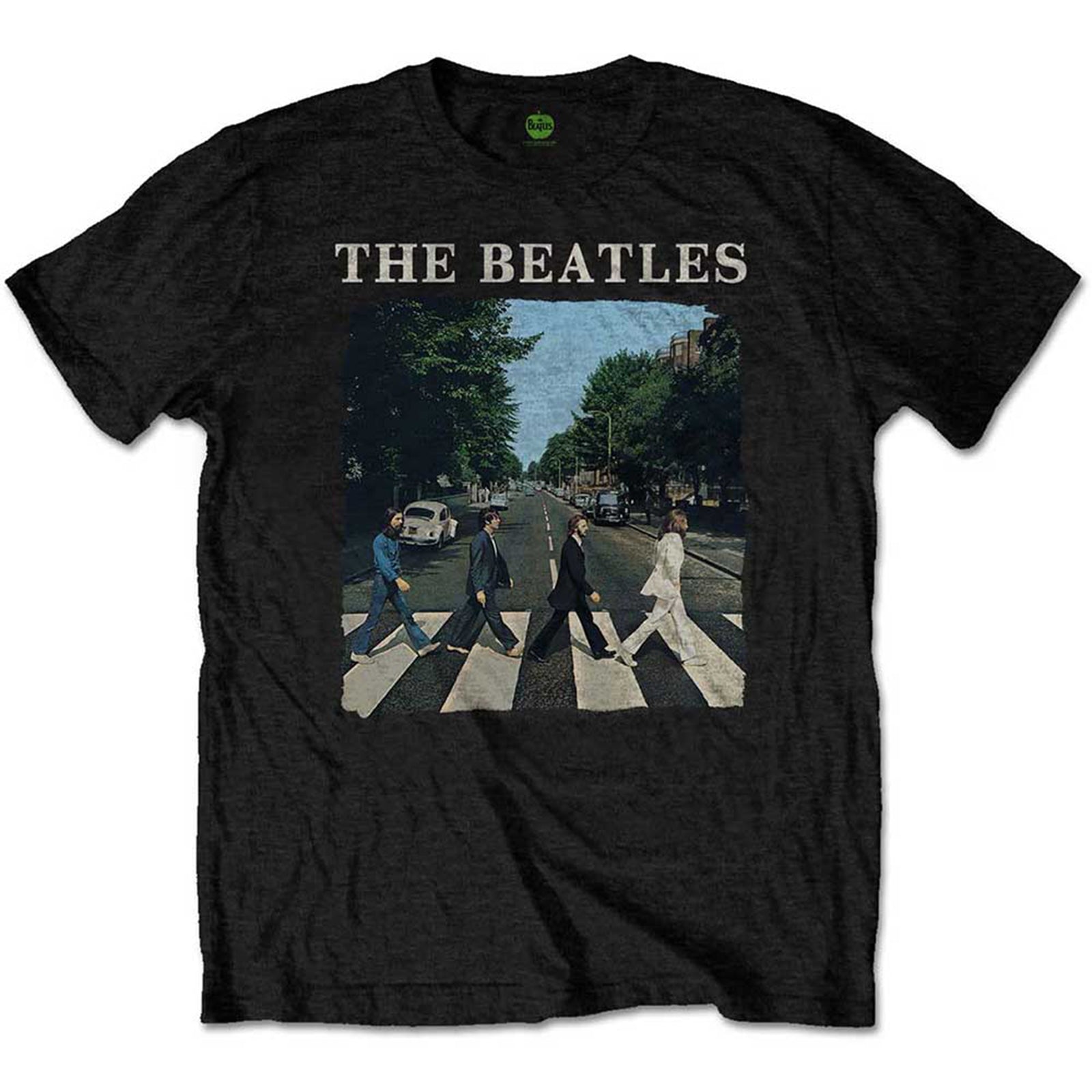 THE BEATLES - ABBEY ROAD & LOGO - Kids T-Shirt Black