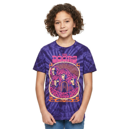 THE DOORS - STRANGE DAYS - Kids T-Shirt Blue (Wash Collection)