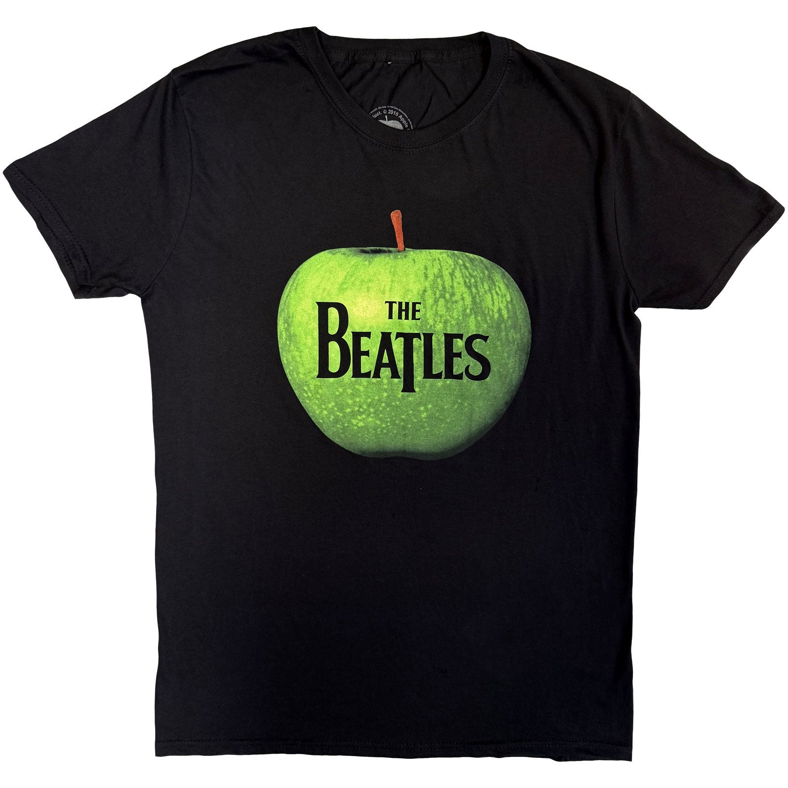 BEATLES, THE - APPLE LOGO - T-Shirt Black