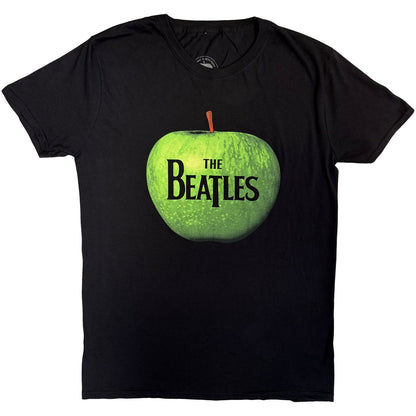 BEATLES, THE - APPLE LOGO - T-Shirt Black