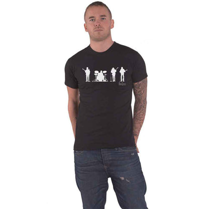 BEATLES, THE - SAVILLE ROW LINE UP SILHOUETTE - T-Shirt Black