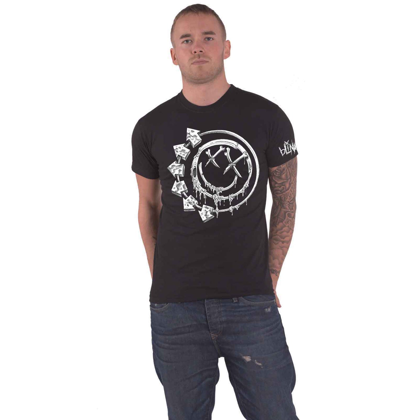 BLINK-182 - BONES - T-Shirt Black