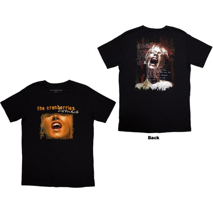 CRANBERRIES, THE - ZOMBIE DOLORES - T-Shirt Black (Back Print)
