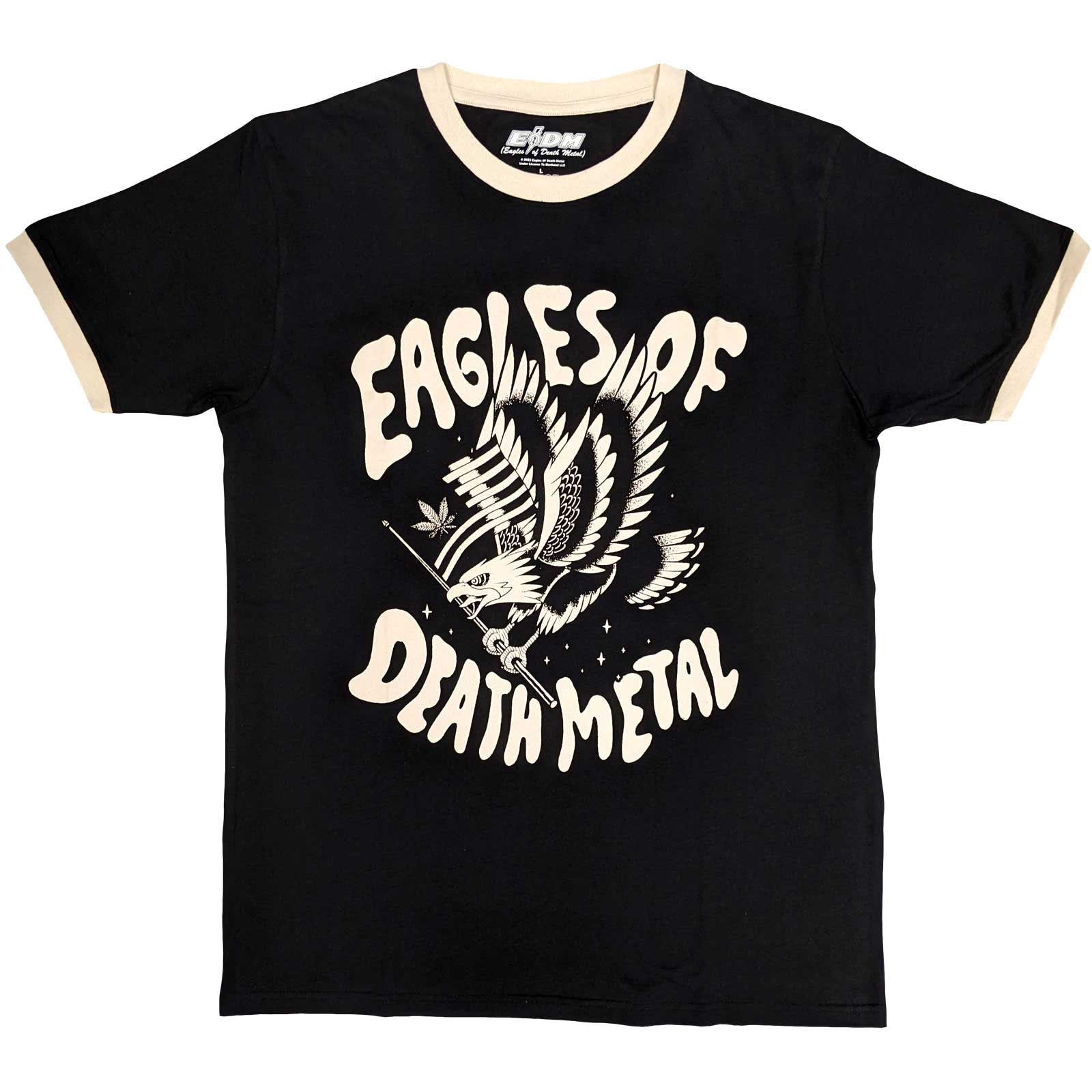 EAGLES OF DEATH METAL - EAGLE - Ringer T-Shirt Black