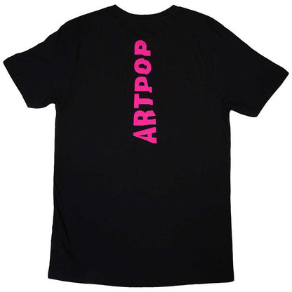 LADY GAGA - ARTPOP COVER - T-Shirt Black (Back Print)