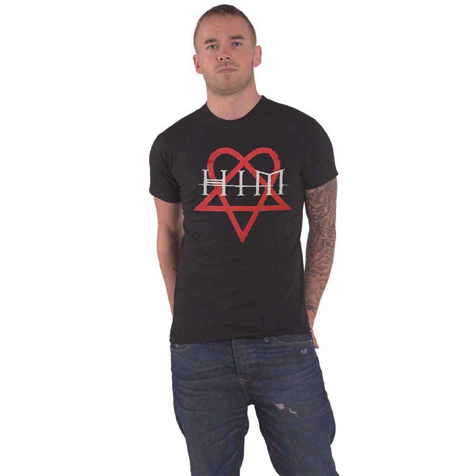 HIM - HEARTAGRAM - T-Shirt Black