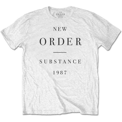 NEW ORDER - SUBSTANCE - T-Shirt White