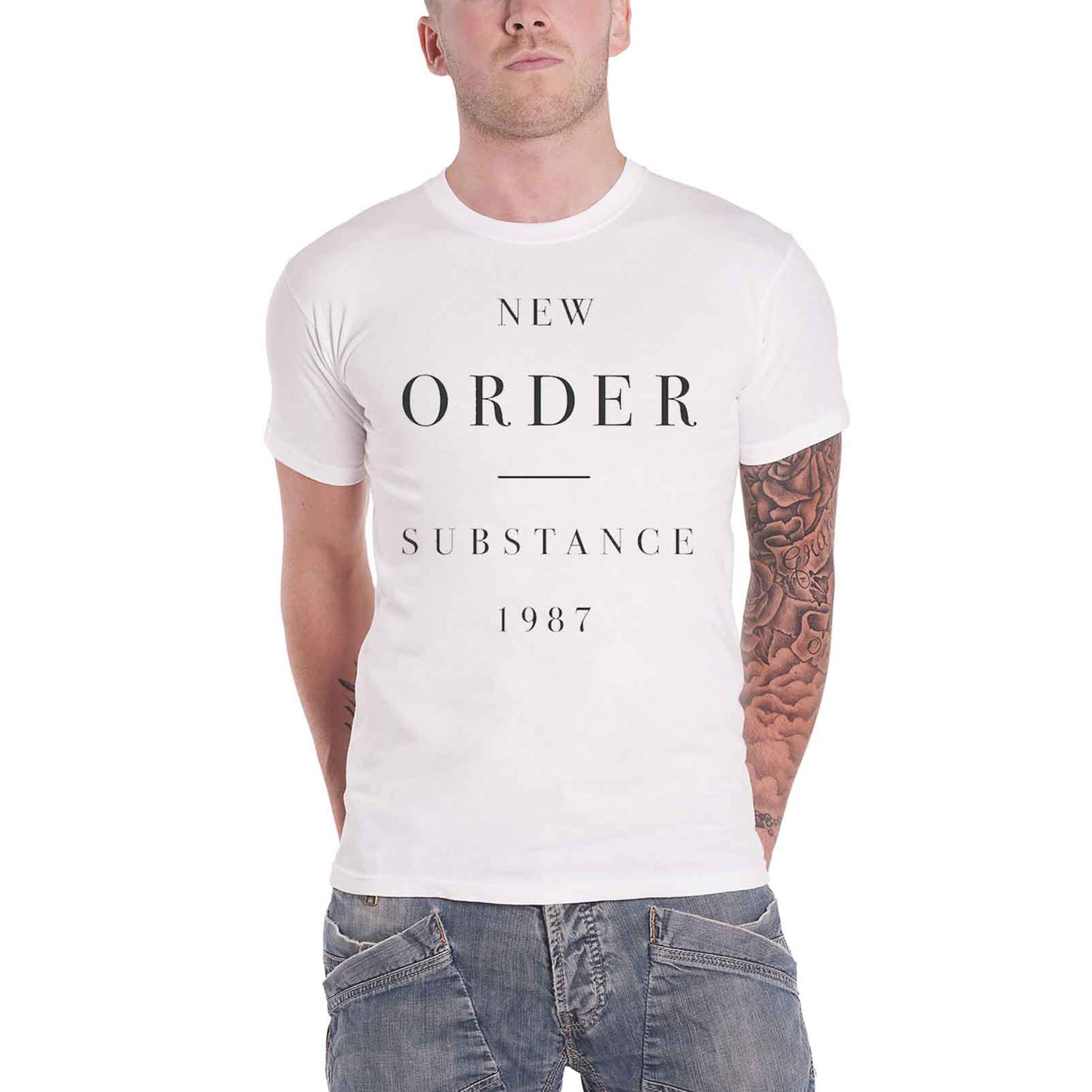 NEW ORDER - SUBSTANCE - T-Shirt White