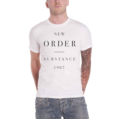 NEW ORDER - SUBSTANCE - T-Shirt White