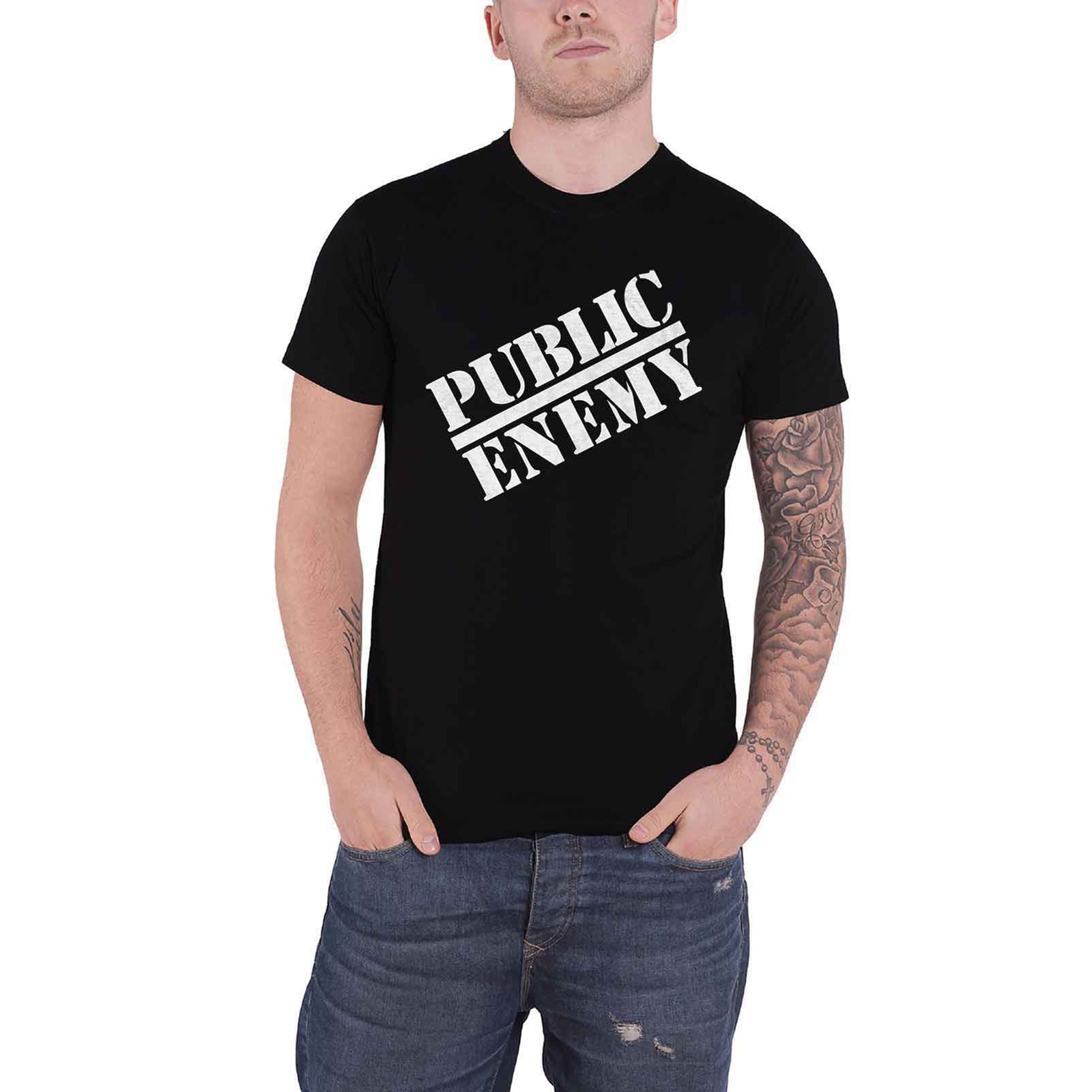 PUBLIC ENEMY - LOGO - T-Shirt Black