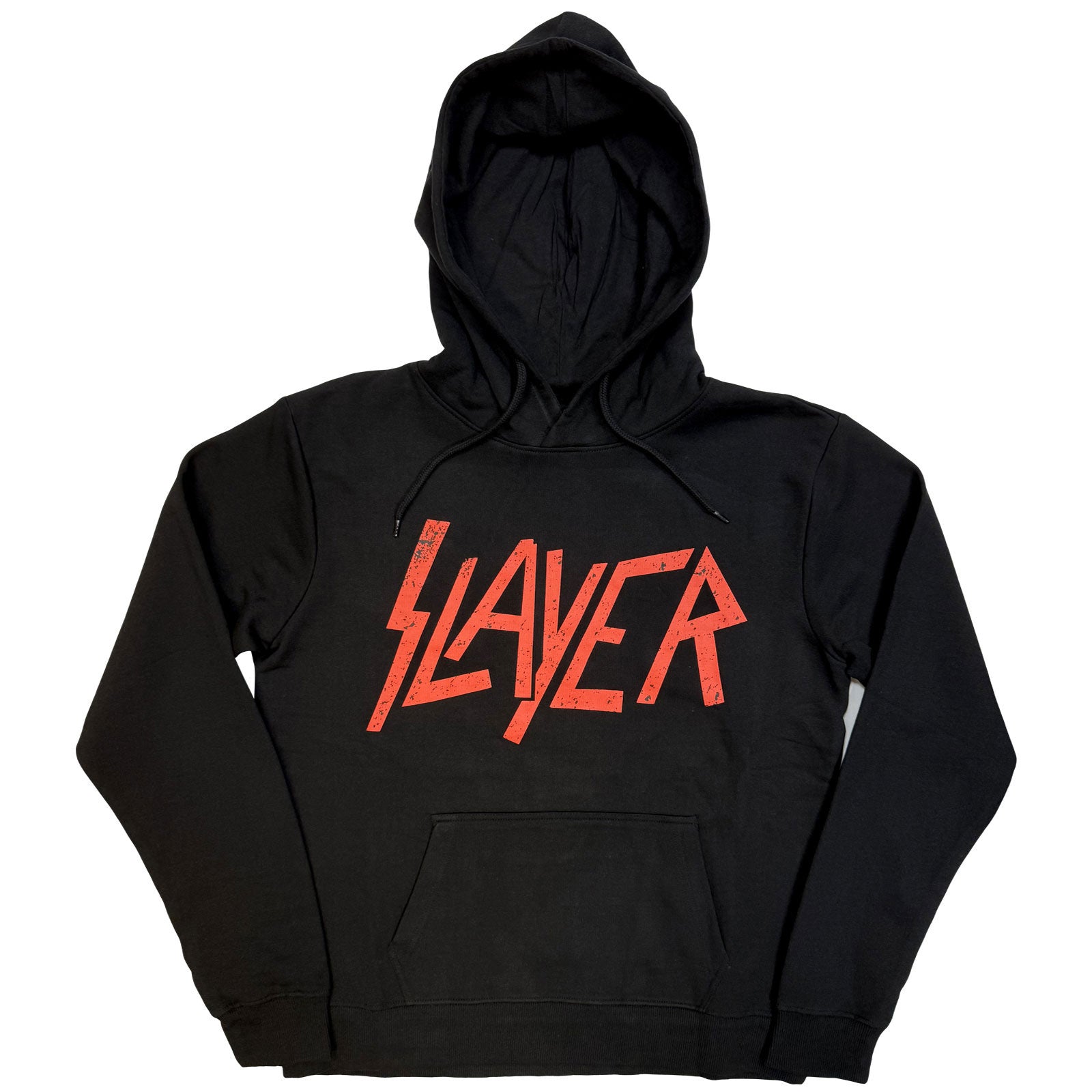 SLAYER - DISTRESSED LOGO - Pullover Hoodie Black