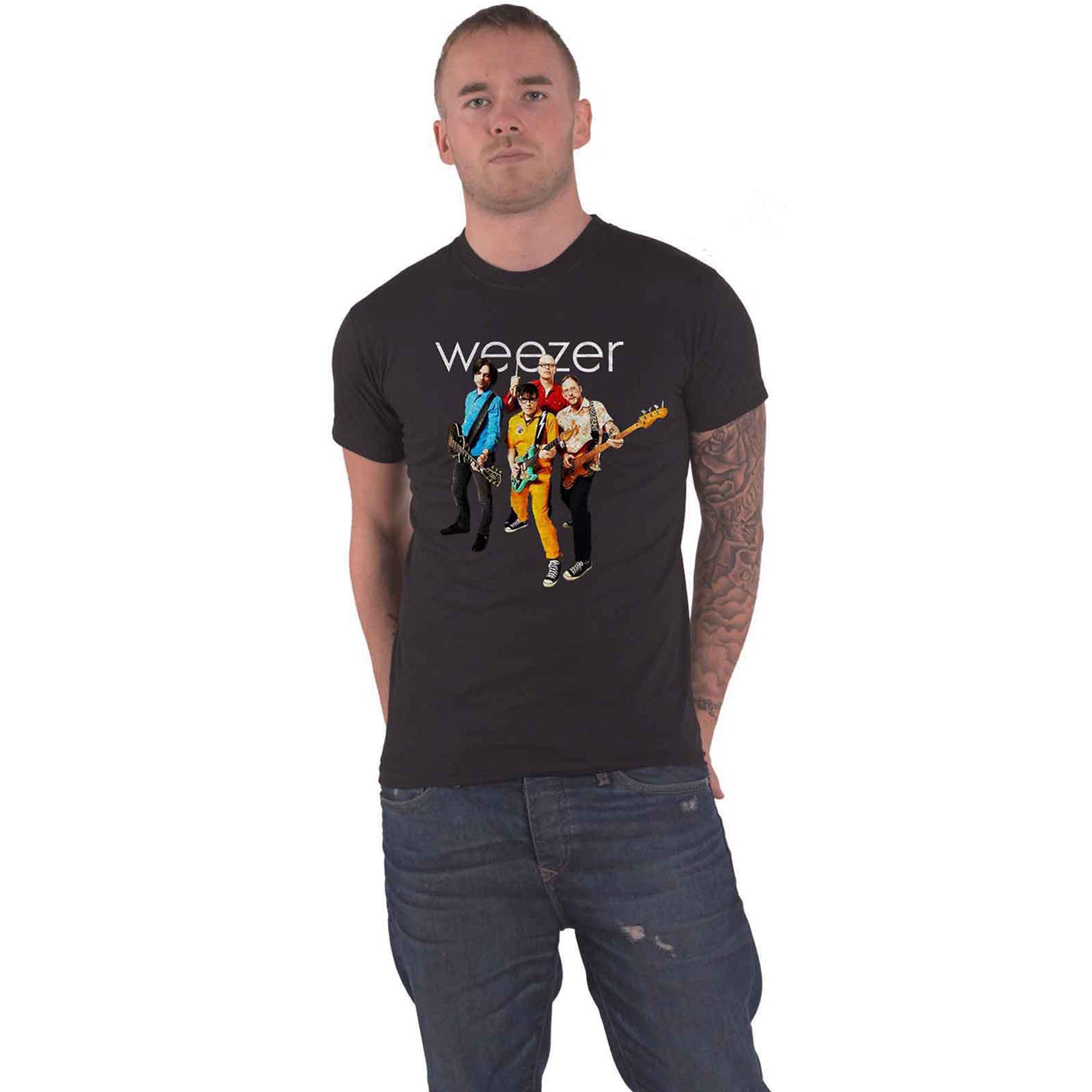 WEEZER - BAND PHOTO - T-Shirt Black