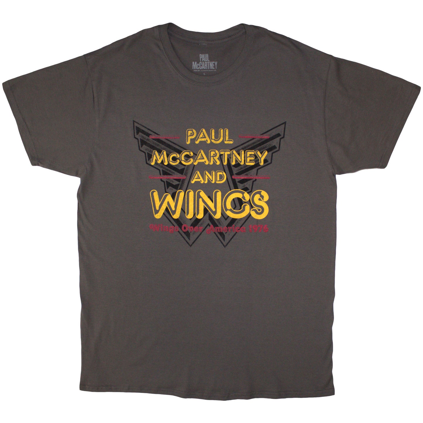 PAUL MCCARTNEY - WINGS OVER AMERICA '76 - T-Shirt Grey