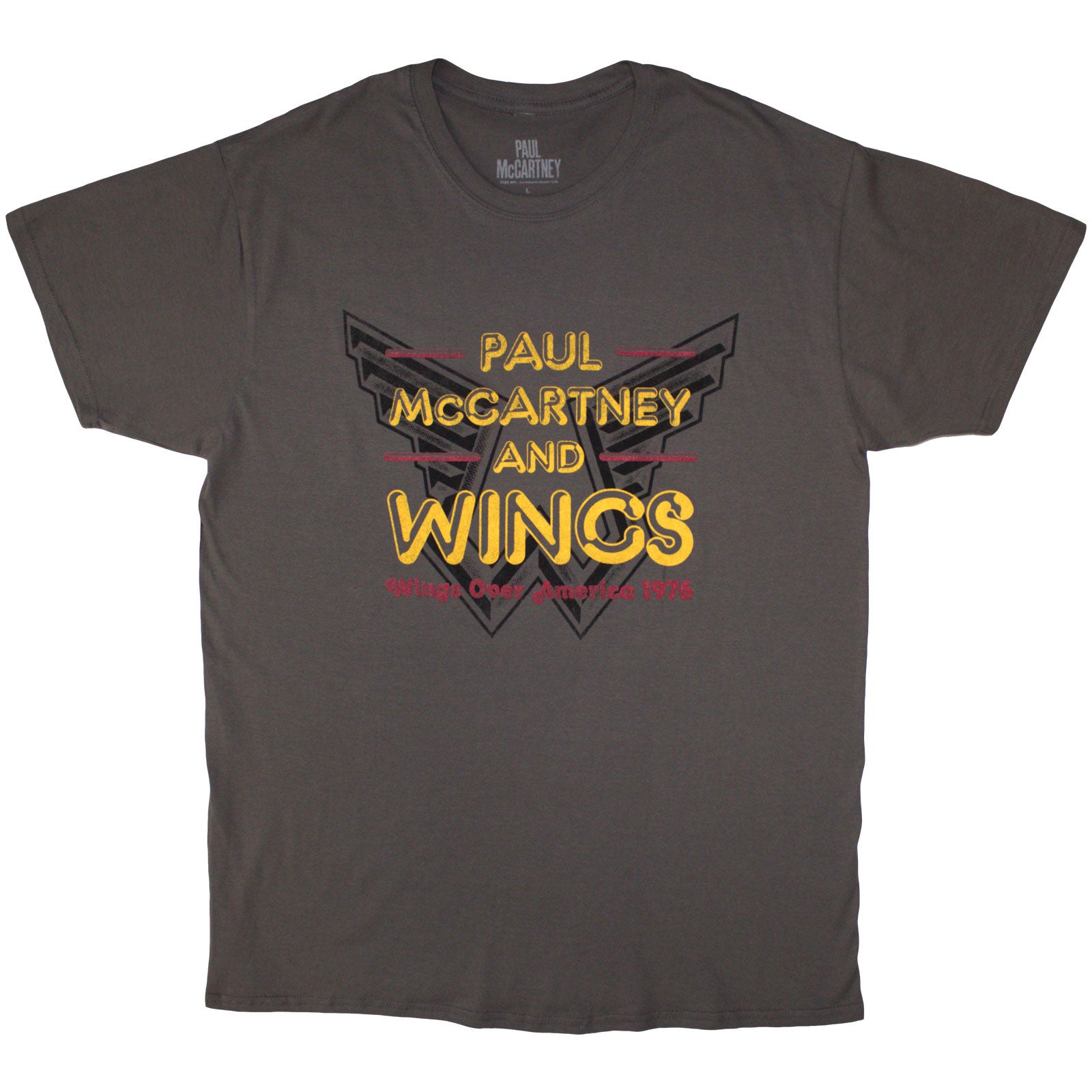 PAUL MCCARTNEY - WINGS OVER AMERICA '76 - T-Shirt Grey