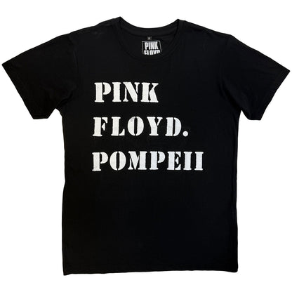 PINK FLOYD - POMPEII STENCIL - Carbon T-Shirt Black