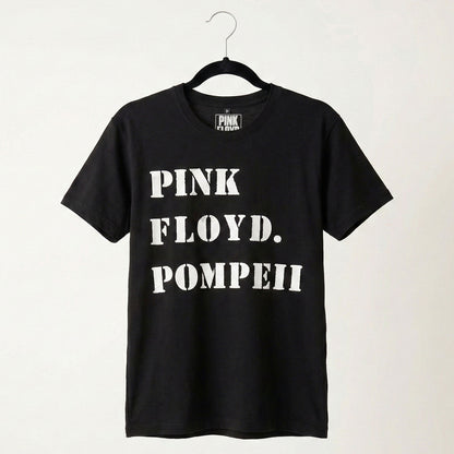 PINK FLOYD - POMPEII STENCIL - Carbon T-Shirt Black